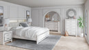 Altyra - Dresser, Mirror, Panel Bookcase Bed