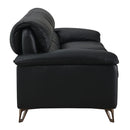 Eilene - Sofa - Black Top Grain Leather