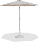 Fiji - Aluminum Patio Umbrella With Round White Base