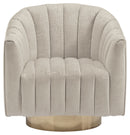 Penzlin - Swivel Accent Chair - Pearl