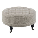 Upendo - Ottoman With Caster - Pattern Fabric
