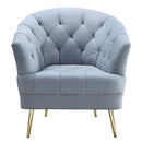 Bayram - Chair - Light Gray Velvet