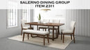 Salerno - Dining Table - Brown