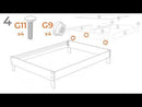 Finch - Queen Platform Bed - Black