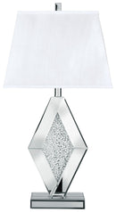 Prunella - Mirror Table Lamp  - Silver Finish