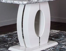 Dyane Light Gray Counter Height Dining Set - 6 Chairs