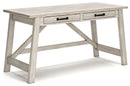 Carynhurst - Home Office Large Leg Desk - Whitewash