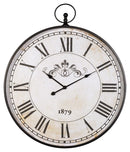 Augustina - Wall Clock - Antique Black