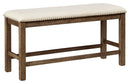 Moriville - Double UPH Bench  - Beige
