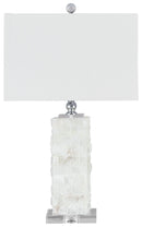 Malise - Alabaster Table Lamp  - White