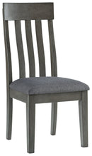 Hallanden - Dining UPH Side Chair (Set of 2) - Black / Gray