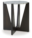Tellrich - Accent Table - Black / White
