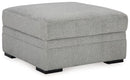 Casselbury - Ottoman With Storage - Cement