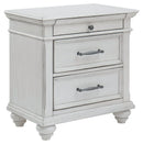 Kanwyn - Three Drawer Night Stand - Whitewash